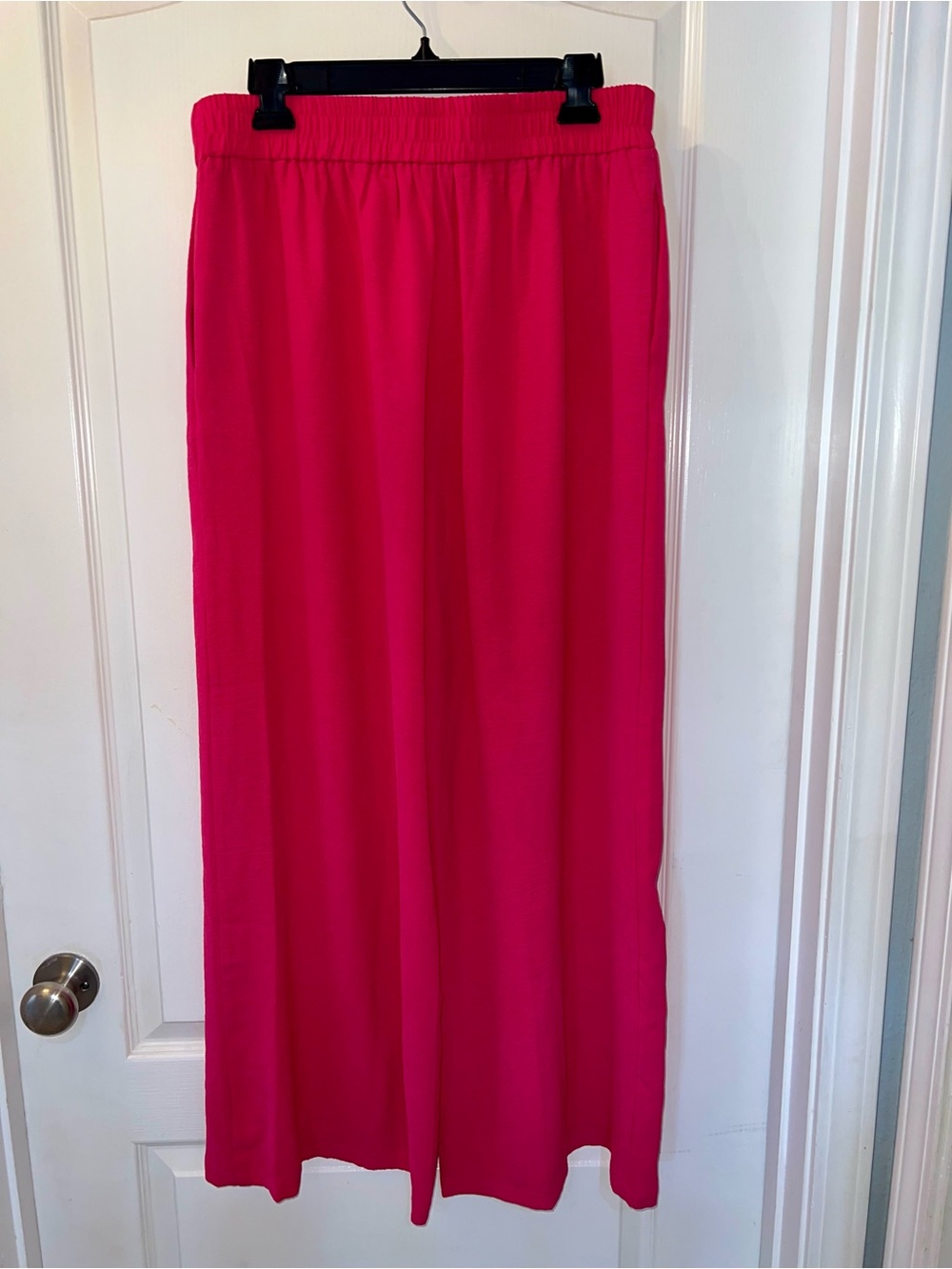 Women’s Pink Wide-Leg Pant suit with Tie Front - Picture 5 of 6